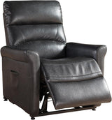 Power Reclining Faux Leather Memory Foam Lift Chair - Omega Lifestyles