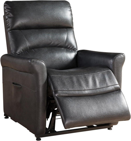 Power Reclining Faux Leather Memory Foam Lift Chair - Omega Lifestyles
