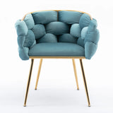 Modern Velvet Accent Chair With Cotton Cushion - Omega Lifestyles