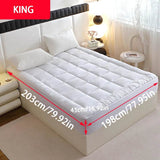 360gsm Quilted Thin Mattress Pad with Bed Skirt Protector Cover - Sleep Galleria