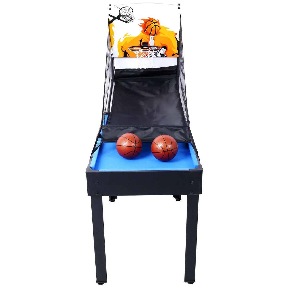 5-in-1 Multi-Game Table Billiards Foosball Ping Pong Basketball - Omega Lifestyles