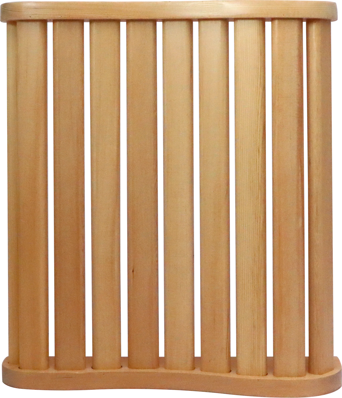 Ergonomic Solid Wood S-Shaped Sauna Backrest - Omega Lifestyles