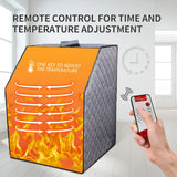 Portable Full-Size Steam Sauna Tent With Remote Control - Omega Lifestyles