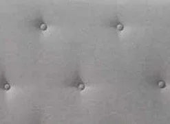 Gray Fabric Queen Bed Frame With Tufted Headboard - Omega Lifestyles