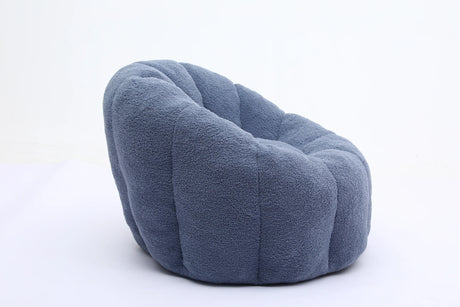 Plush Teddy Foam Bean Bag Chair With Armrests - Omega Lifestyles