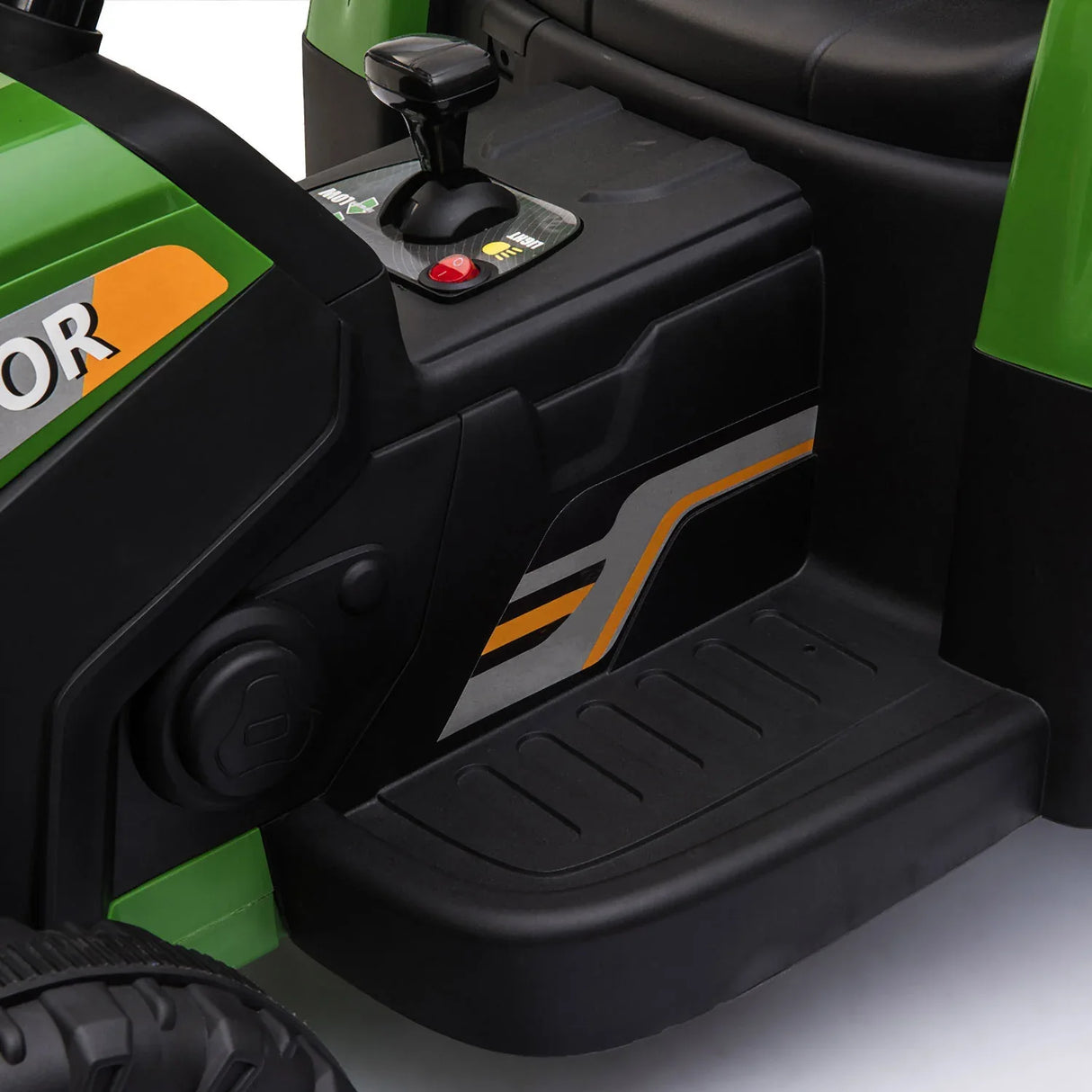 12V Battery Powered Kids Ride-On Tractor With Trailer - Omega Lifestyles