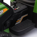 12V Battery Powered Kids Ride-On Tractor With Trailer - Omega Lifestyles