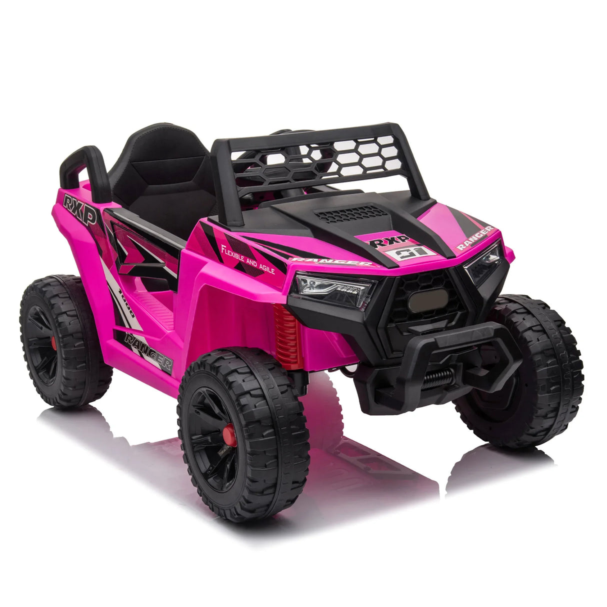 12V Kids Ride-On Mini UTV Electric Car With Safety Belt - Omega Lifestyles