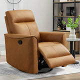 Manual Swivel Recliner Chair with Padded Support - Omega Lifestyles