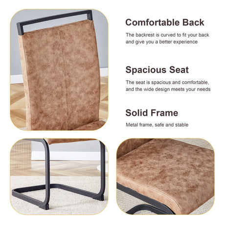 Wood-Textured MDF Dining Table Set With 4 Fabric Chairs - Omega Lifestyles