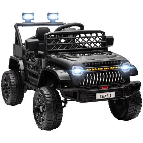 12V Dual Motor Kids Electric Ride-On Truck With Remote Control - Omega Lifestyles