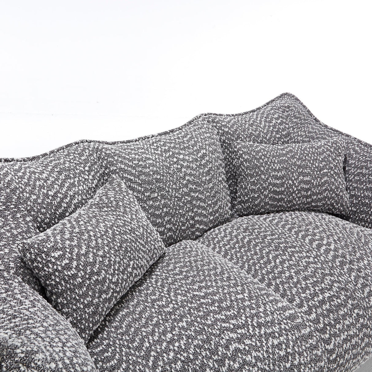 Dual Chenille Bean Bag Chair With High Resilience Foam Core - Omega Lifestyles