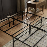 Queen Steel High Rise Platform Bed Frame Foundation - Omega Lifestyles