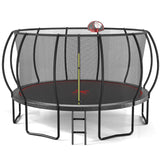 16-Foot Outdoor Galvanized Steel Garden Trampoline - Omega Lifestyles