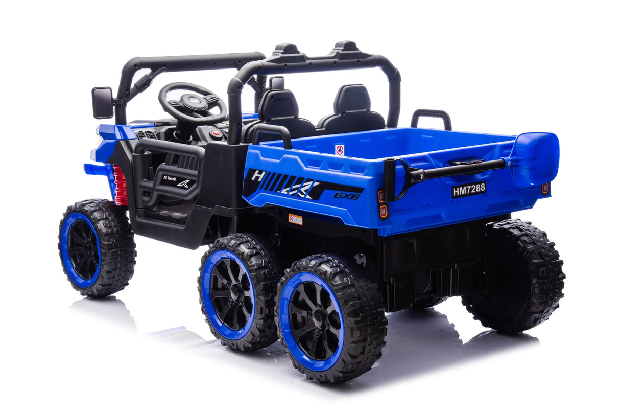 24V 2-Seater 4WD Ride On Dump Truck With Remote Control - Omega Lifestyles