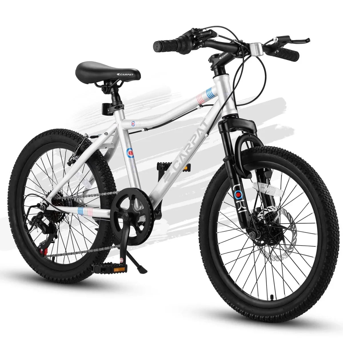 20-Inch Kids Steel Frame Mountain Bike With Suspension - Omega Lifestyles