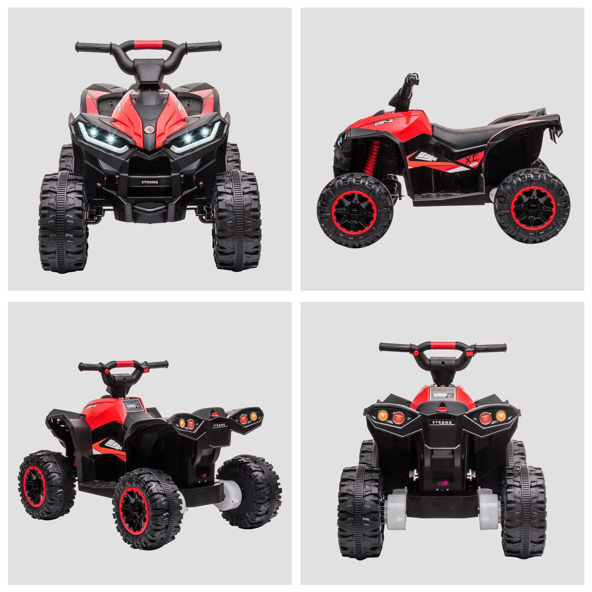 12V Electric Kids Ride-On ATV With Sound And Headlights - Omega Lifestyles