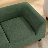 Modern Olive Green Foam Pet Sofa With Armrests And Backrest - Omega Lifestyles