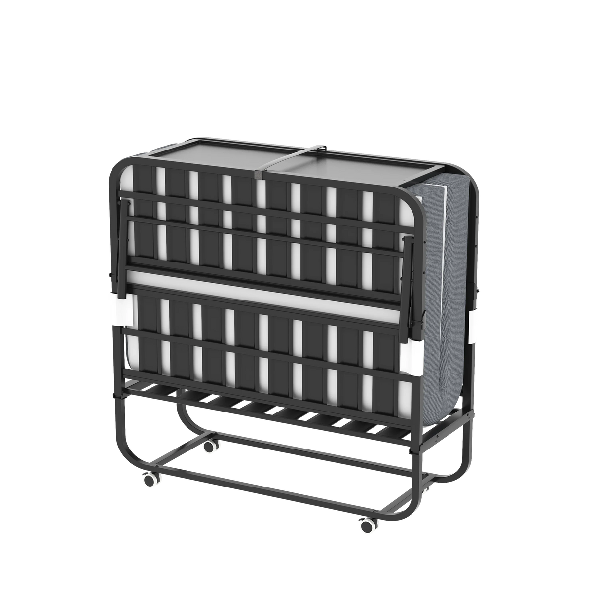 Twin Medium 5-Inch Memory Foam Folding Bed Frame - Omega Lifestyles