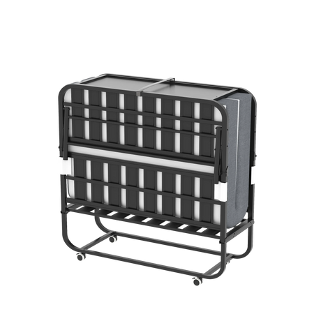 Twin Medium 5-Inch Memory Foam Folding Bed Frame - Omega Lifestyles