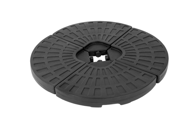Heavy Duty Plastic Fillable Cantilever Umbrella Base