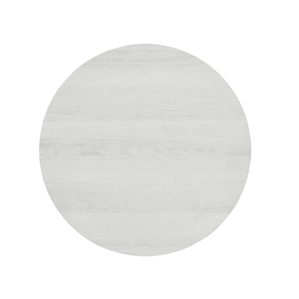 Contemporary Round MDF End Table With Shelf - Omega Lifestyles