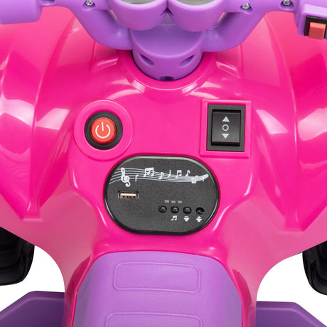 Kids Electric Ride-On ATV With Music LED Lights Spray - Omega Lifestyles