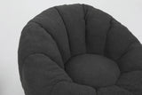 Plush High-Density Foam Teddy Fabric Bean Bag Chair - Omega Lifestyles