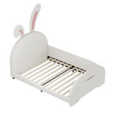 Twin Upholstered Rabbit-Shape Princess Platform Bed - Omega Lifestyles