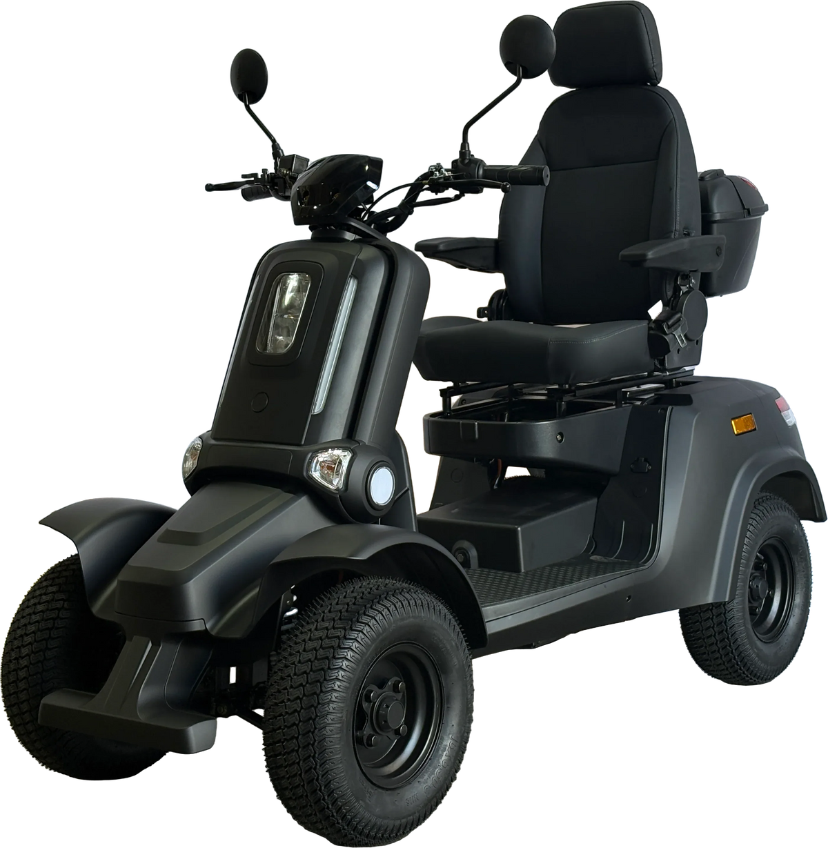 Heavy Duty 4 Wheel Mobility Scooter With Dual Brakes - Omega Lifestyles