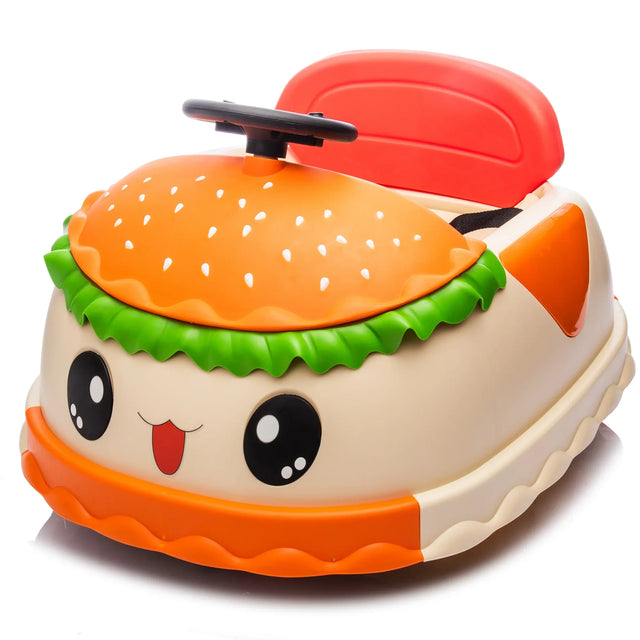 12V Kids Electric Ride-On Hamburger Car With Bluetooth - Omega Lifestyles
