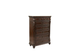 Traditional Antique Cherry Walnut Chest Of Drawers Furniture - Omega Lifestyles