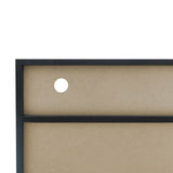 Modern Black Particle Board TV Stand With LED Lighting - Sleep Galleria