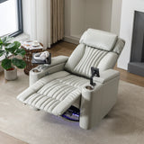 Power Recliner Chair With USB Charging Cup Holders - Omega Lifestyles