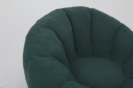 Plush Teddy Fabric Foam Filled Bean Bag Chair - Omega Lifestyles