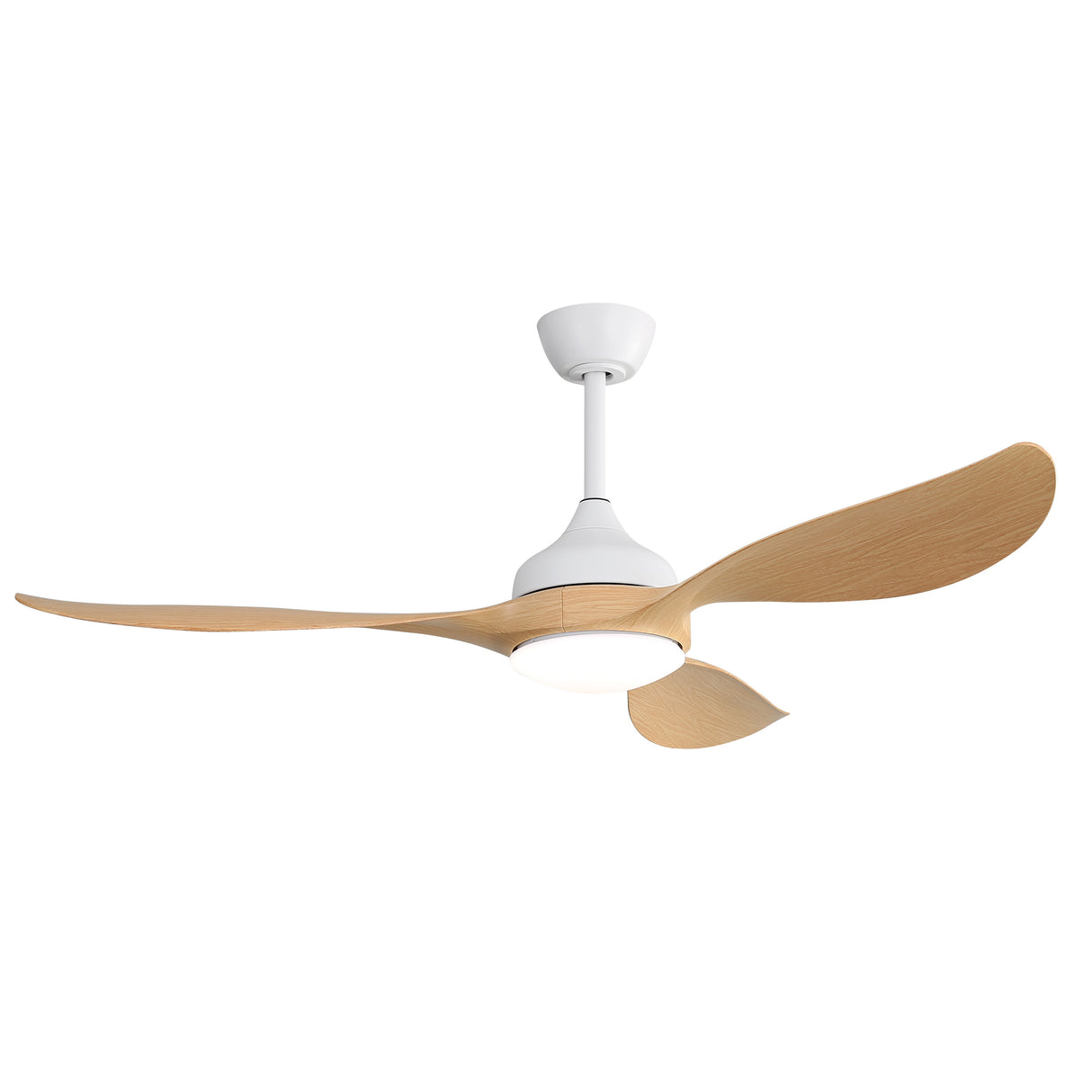 56-Inch Modern Remote Control Reversible Ceiling Fan With Light