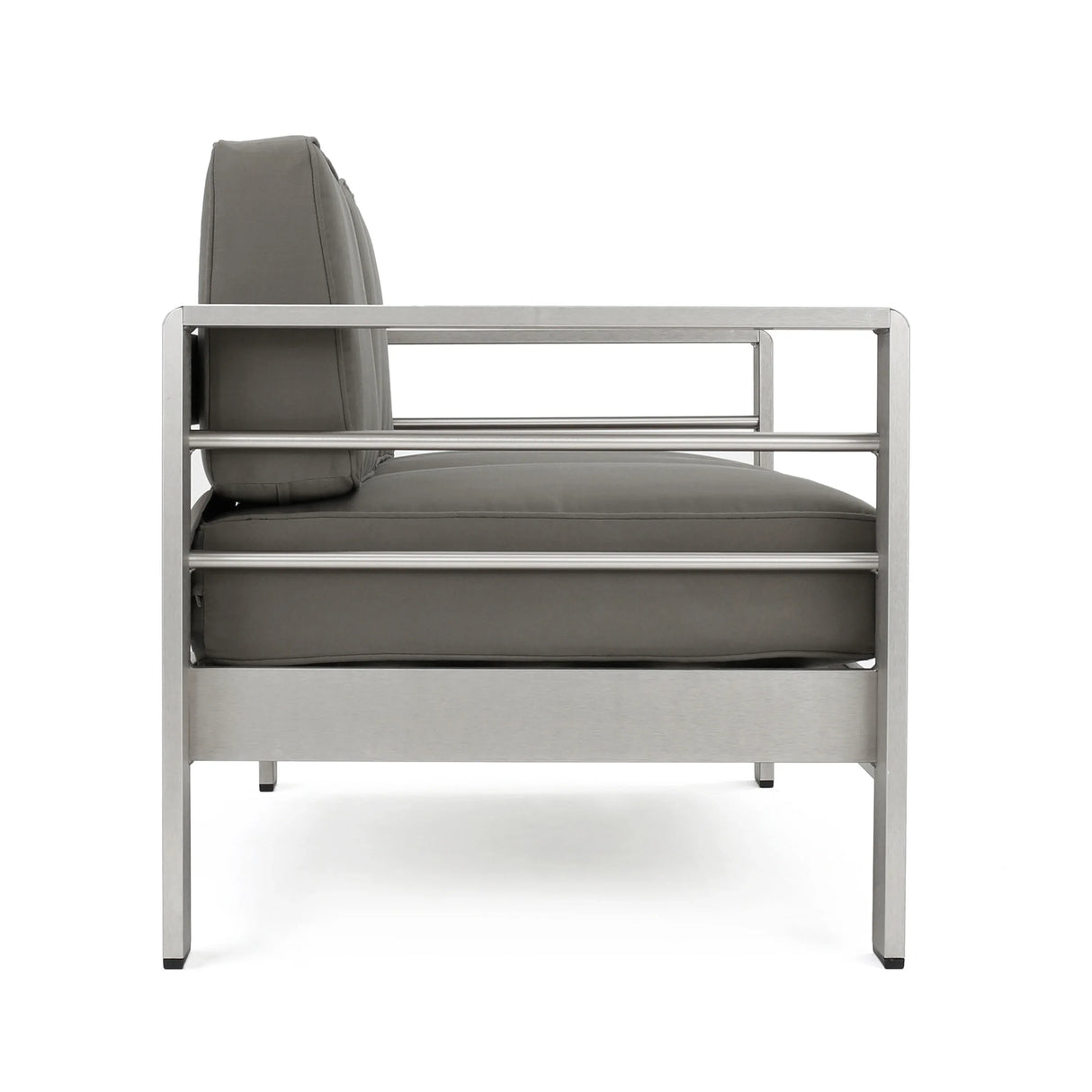 Aluminum Outdoor Patio Loveseat With Water-Resistant Cushion - Omega Lifestyles