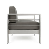 Aluminum Outdoor Patio Loveseat With Water-Resistant Cushion - Omega Lifestyles