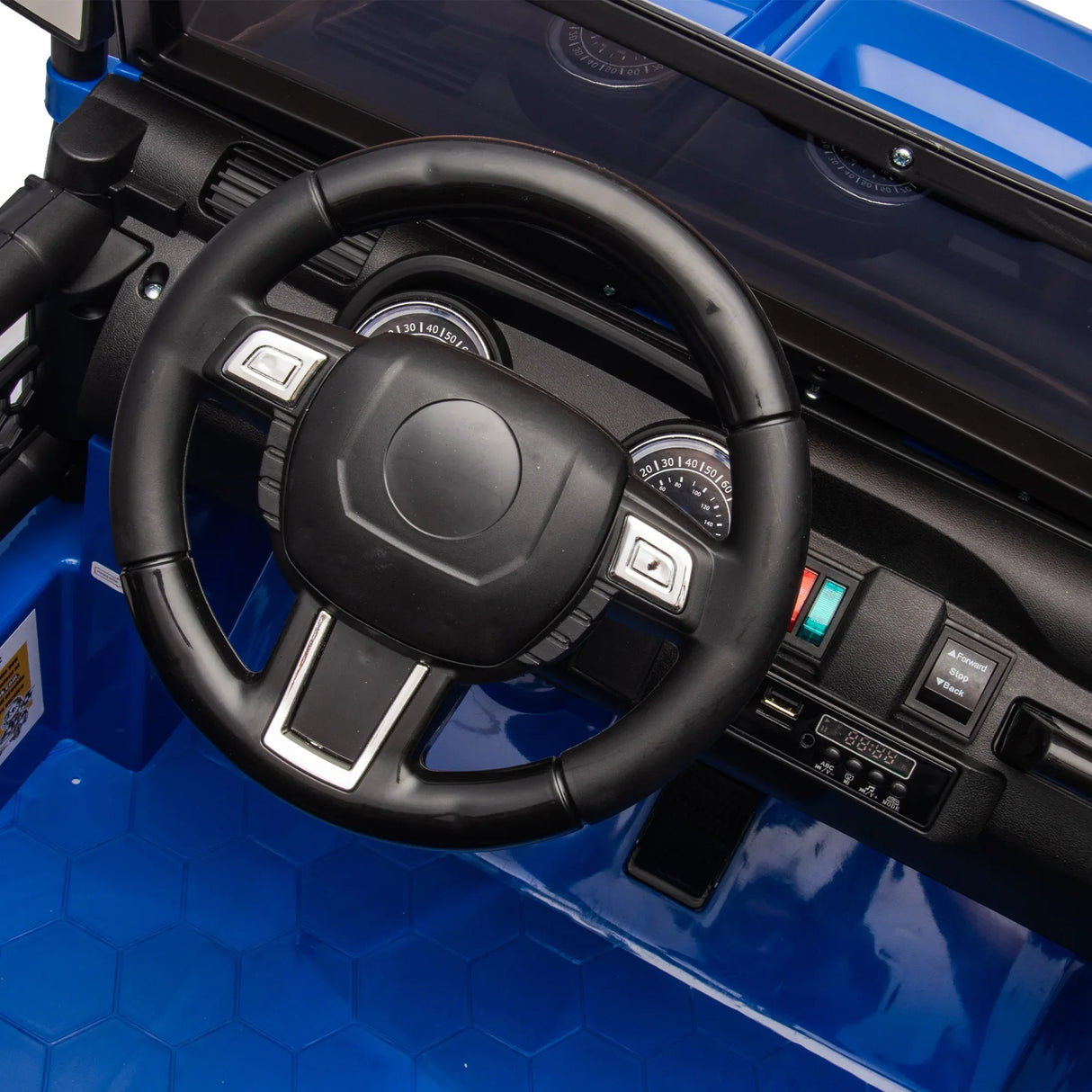 24V Two-Seater Bluetooth Remote Control Ride-On Truck - Omega Lifestyles