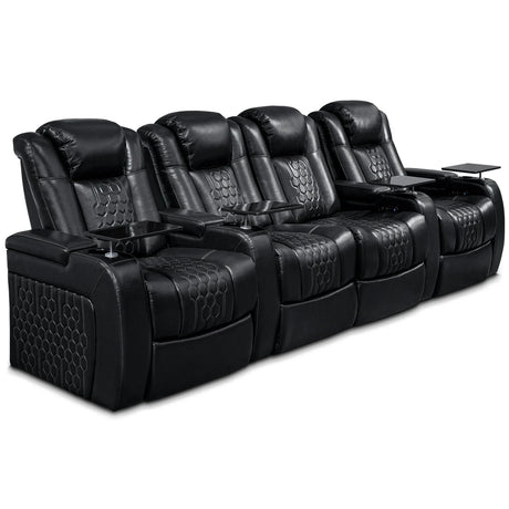 Ultra-Plush Top-Grain Nappa Genuine Leather Massage Chair - Omega Lifestyles