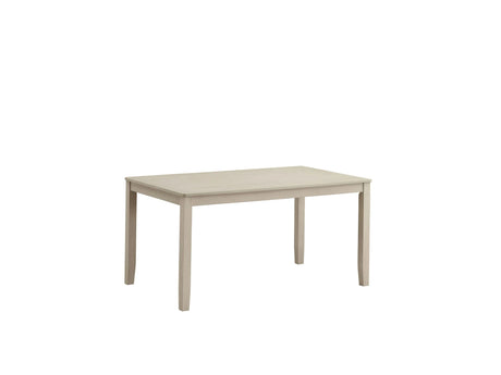 7-Piece Light Oak Finish Dining Table Set With Chairs - Omega Lifestyles