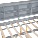 Full Size Wooden Daybed With Trundle USB Charging Station - Omega Lifestyles