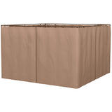 Universal 10x10 Outdoor Polyester Gazebo Sidewall Panels Set