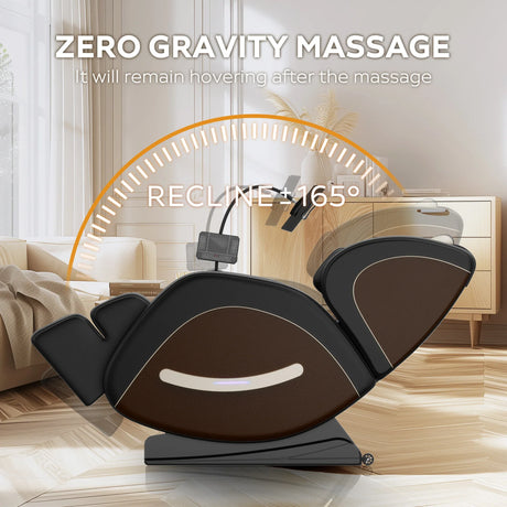 Zero Gravity Full Body Air Pressure PU Leather Massage Chair - Omega Lifestyles