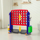 4-in-1 Adjustable Height Indoor Outdoor Giant Game Set - Omega Lifestyles