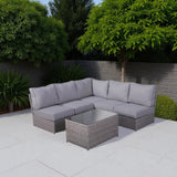 Modern Patio 6-Piece Modular Sectional Seating Set - Omega Lifestyles