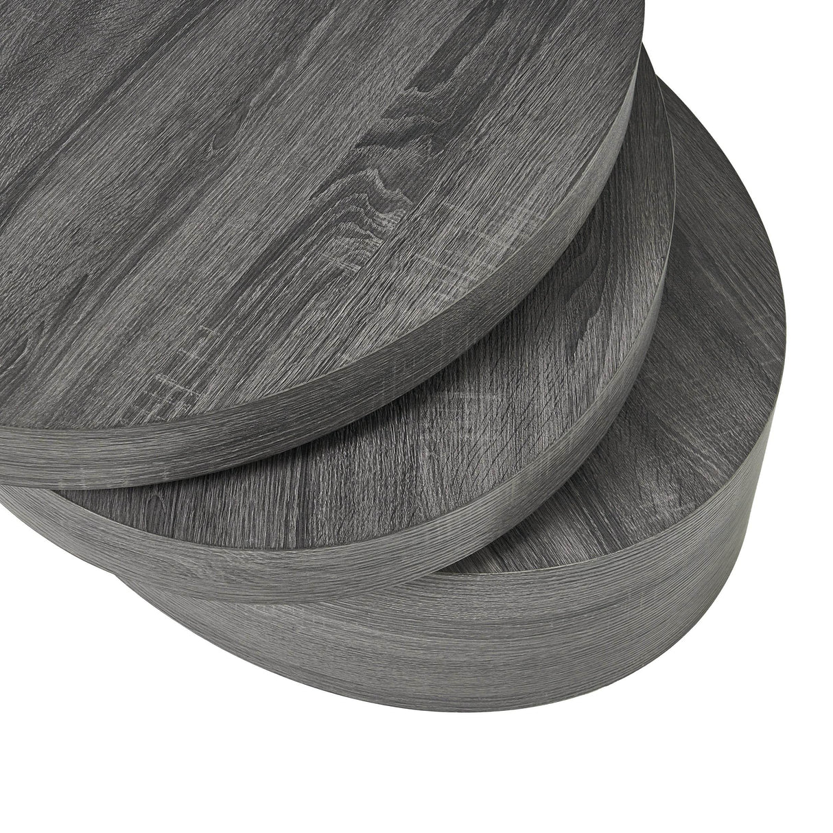 Contemporary Small Oval Rotating Coffee Table - Sleep Galleria