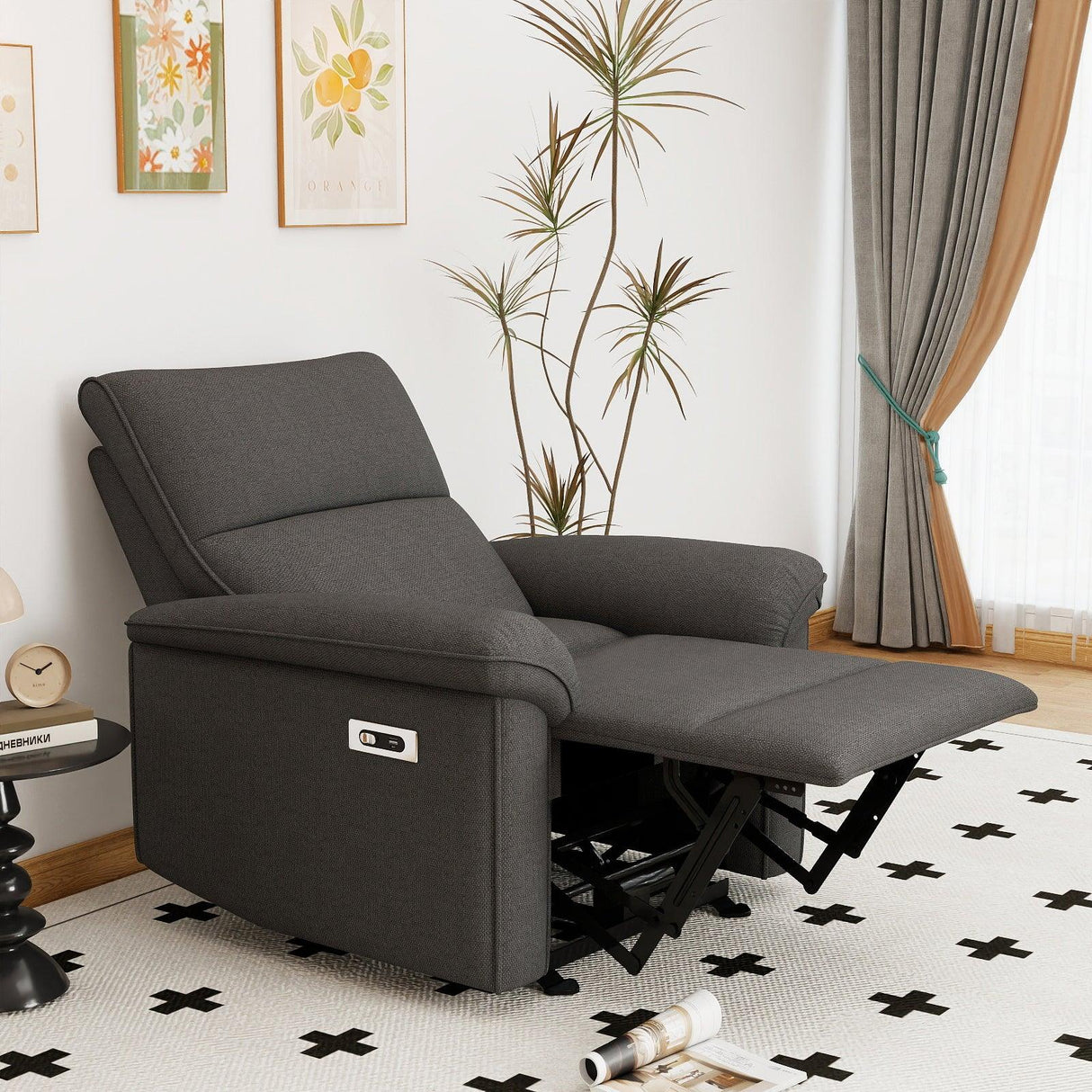 Wall Hugger Power Recliner With USB Charging Ports - Omega Lifestyles