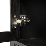 Modern Fluted Tall Arched Adjustable Shelf Pantry Cabinet - Omega Lifestyles