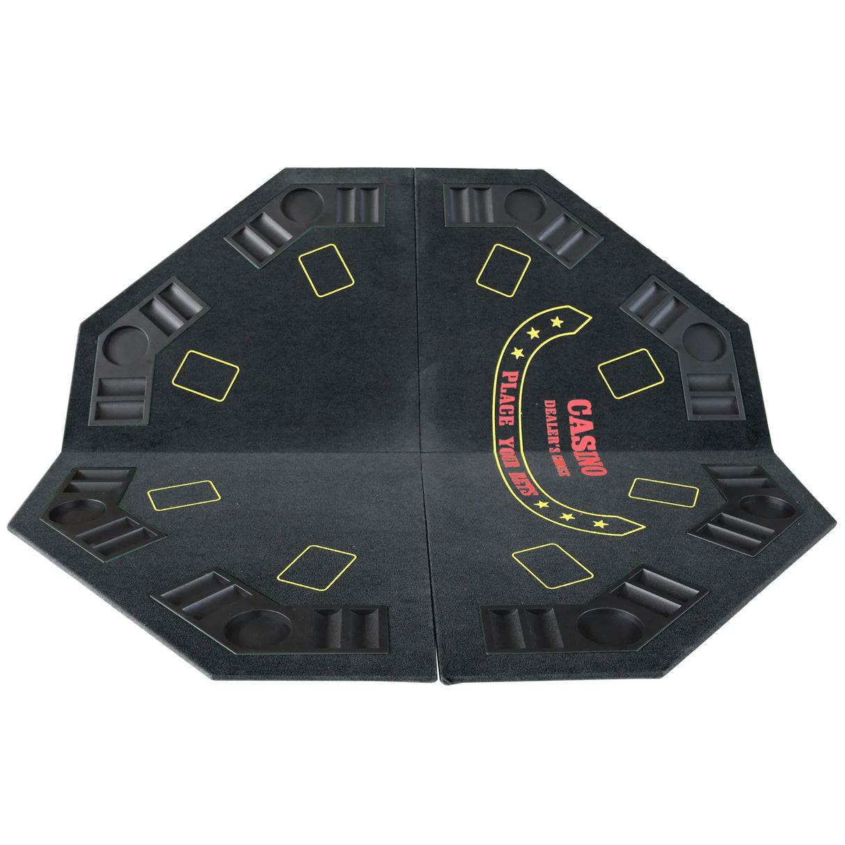 Classic 48-Inch Folding Octagon Poker Tabletop - Omega Lifestyles
